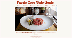 Desktop Screenshot of facciocosevedogente.com